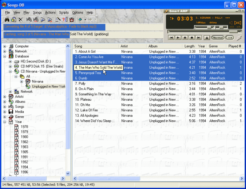 Songs-DB Screenshot